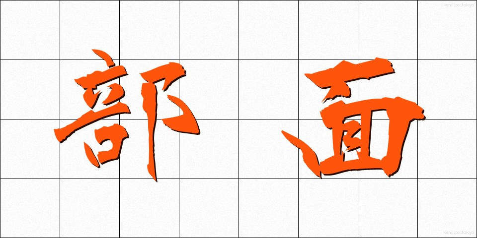 部面 (ぶめん)