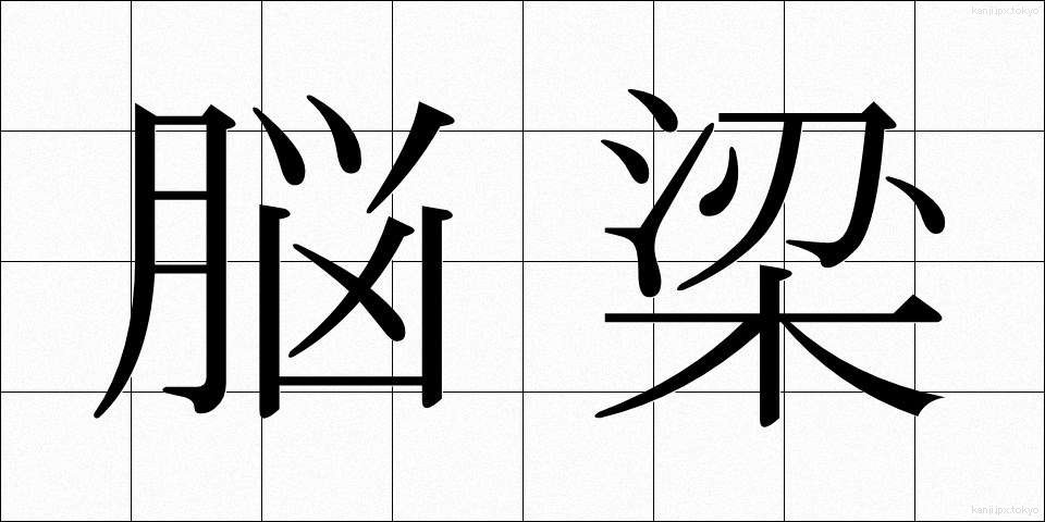 脳梁 (のうりょう)