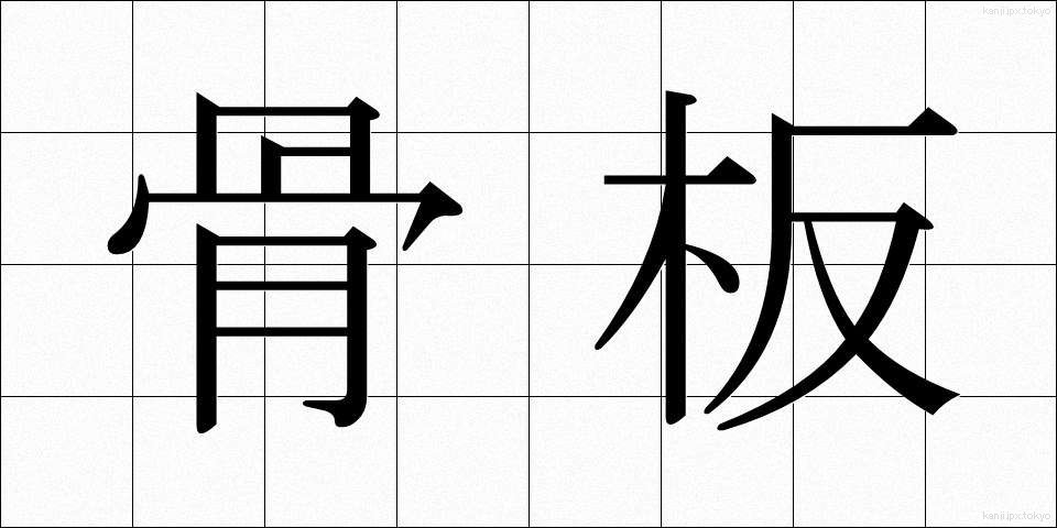 骨板 (こつばん)