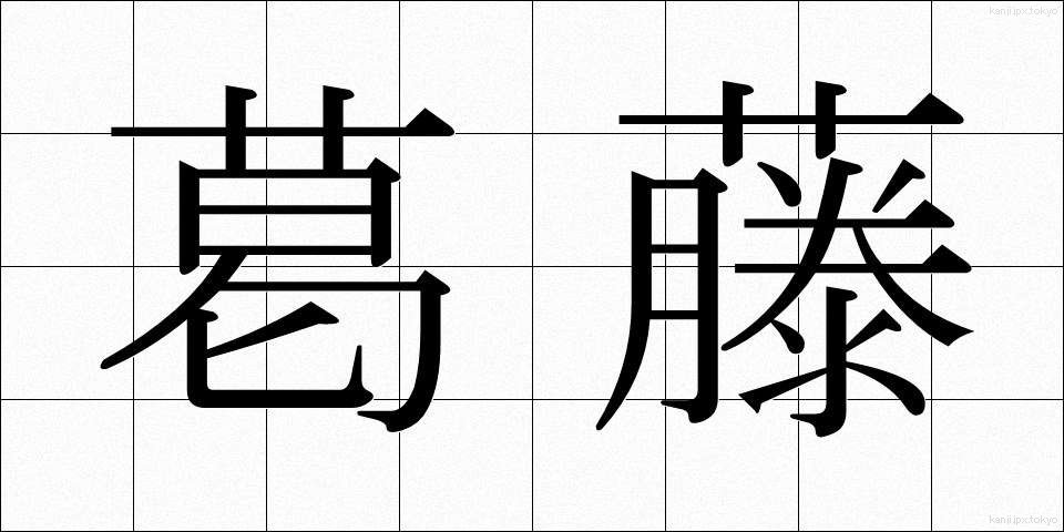 葛藤 (かっとう)