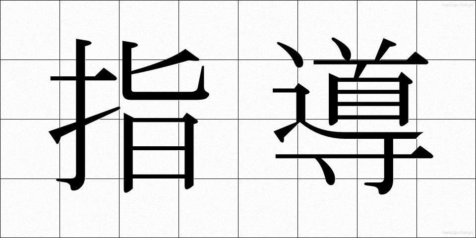 指導 (しどう)