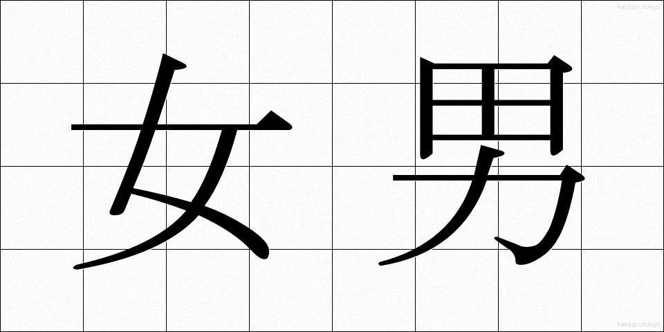 女男 (じょなん)