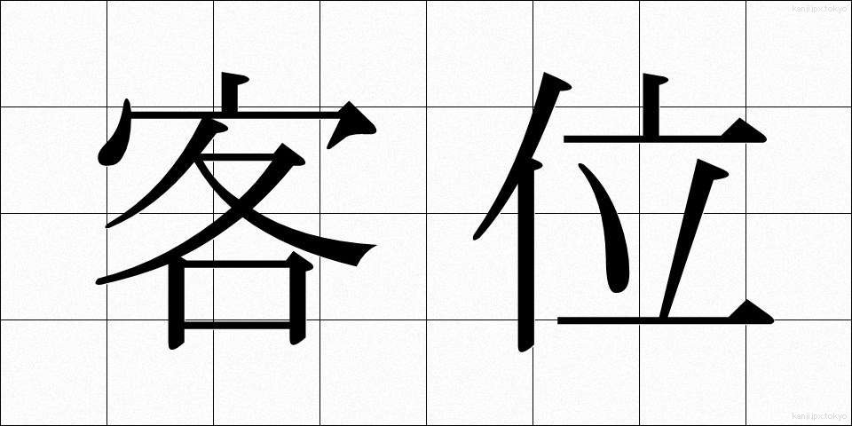 客位 (きゃくい)