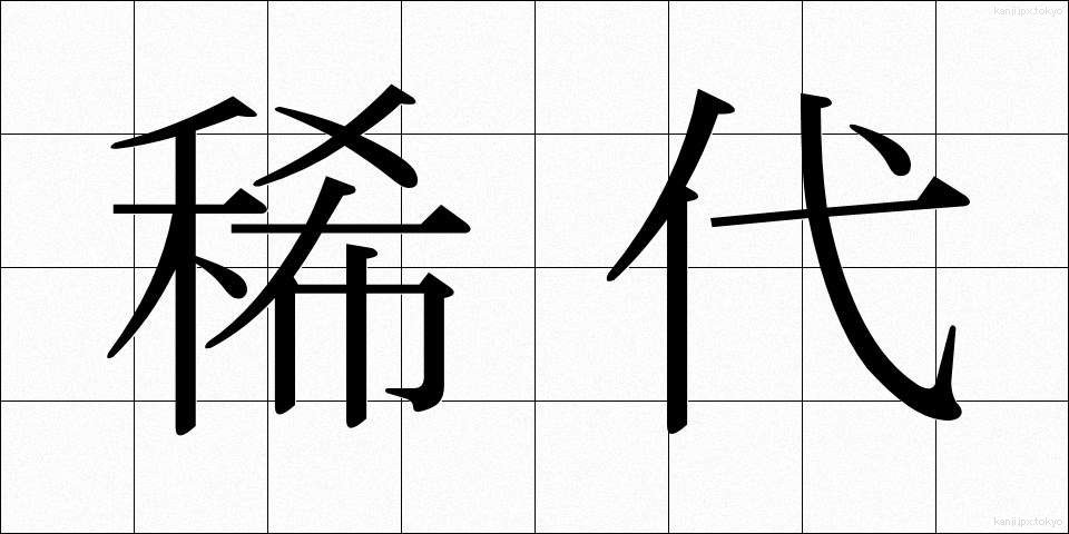 稀代 (きたい)