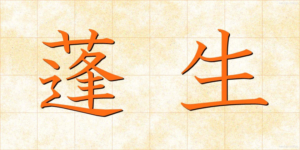 蓬生 (ほうせい)