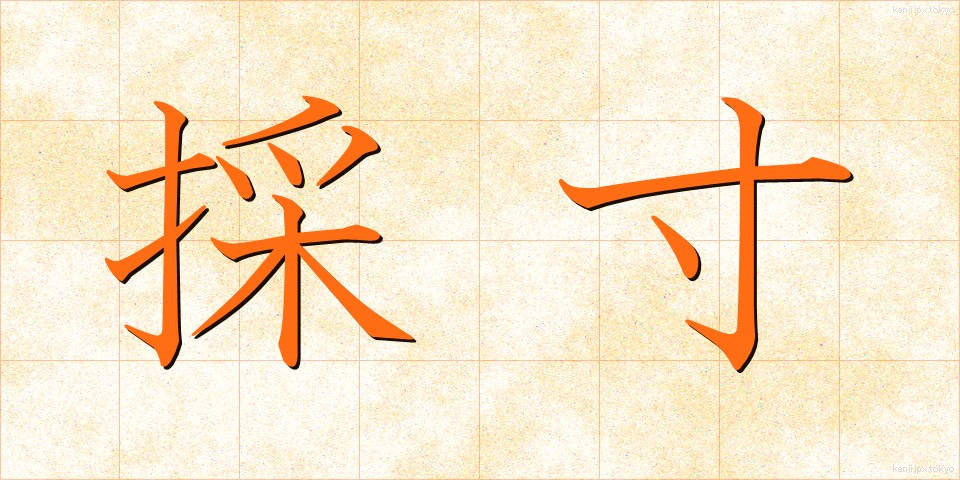 採寸 (さいすん)