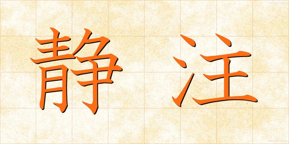 静注 (せいちゅう)