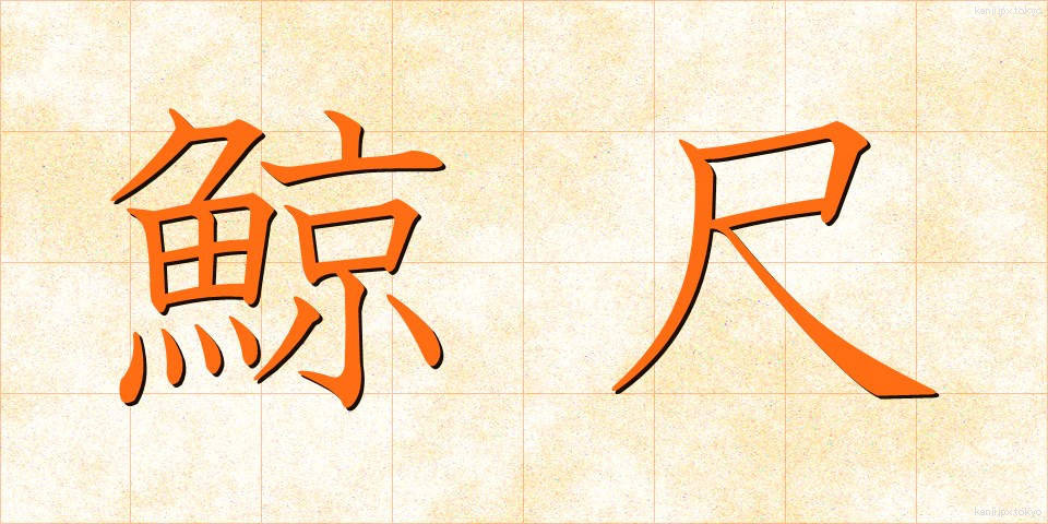 鯨尺 (くじらじゃく)
