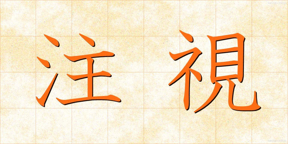 注視 (ちゅうし)