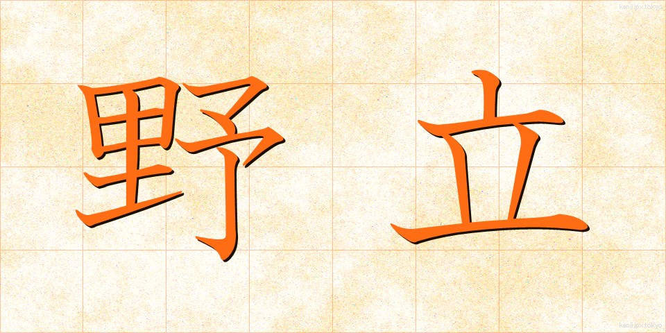 野立 (のだち)