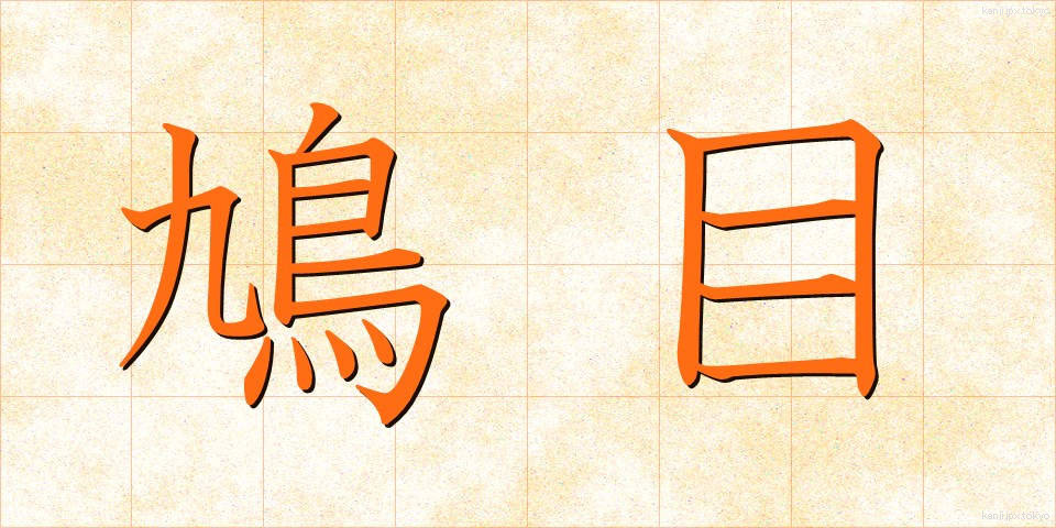 鳩目 (はとめ)