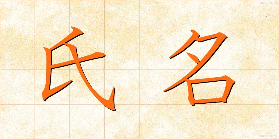 氏名 (しめい)