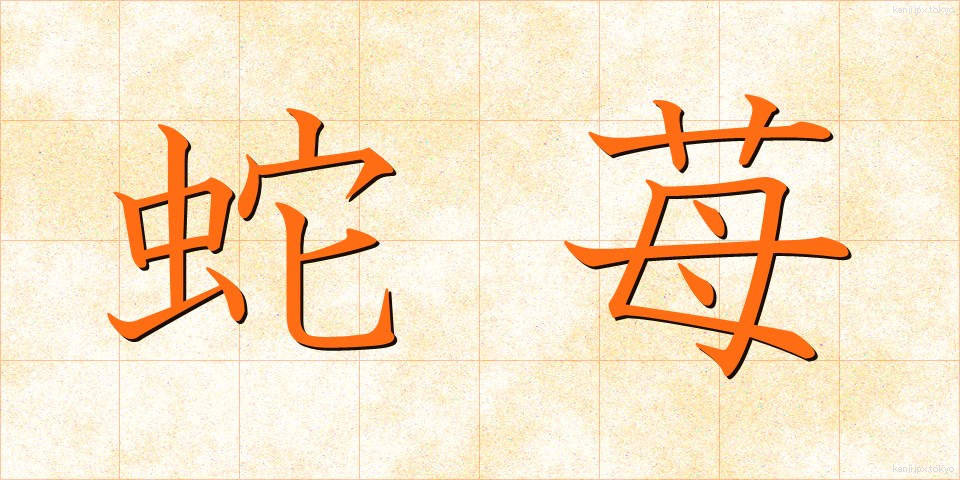 蛇苺 (へびいちご)