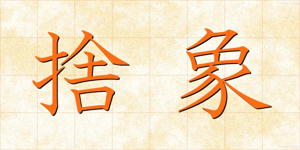 捨象 (しゃしょう)