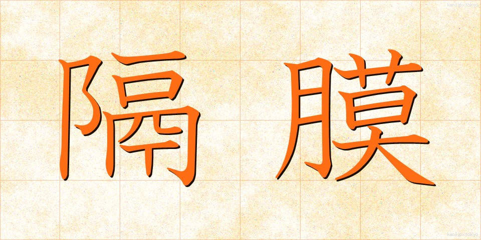 隔膜 (かくまく)