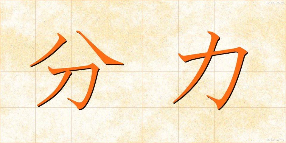 分力 (ぶんりょく)