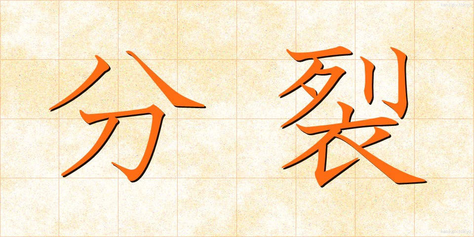 分裂 (ぶんれつ)