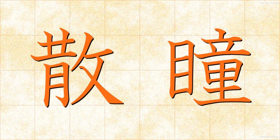 散瞳 (さんどう)