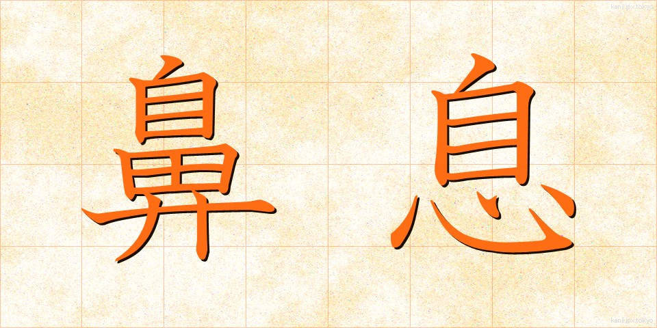 鼻息 (びそく)