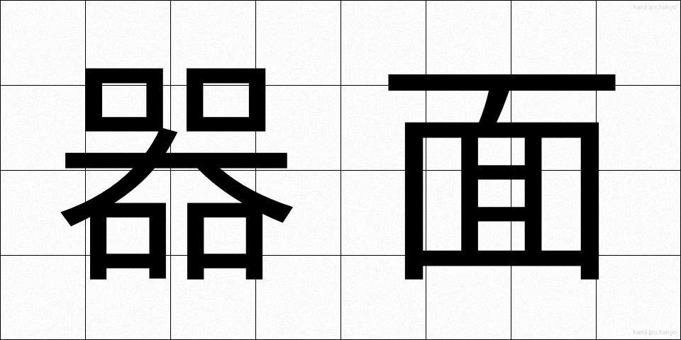 器面 (きめん)