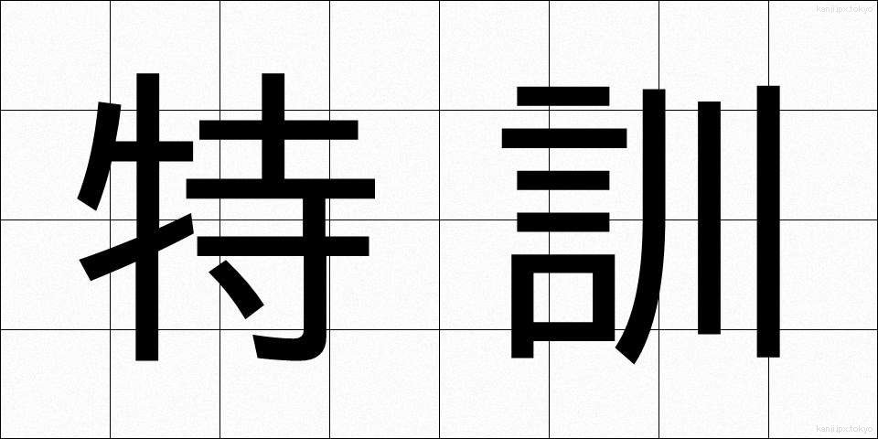 特訓 (とっくん)