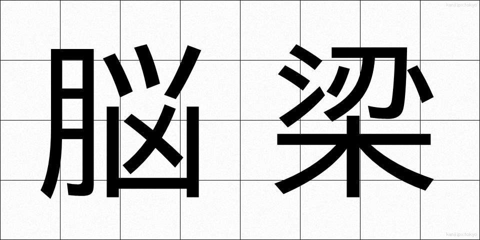 脳梁 (のうりょう)