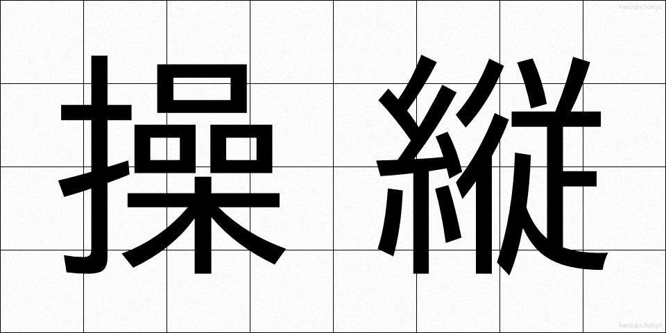 操縦 (そうじゅう)