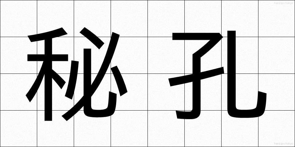 秘孔 (ひこう)