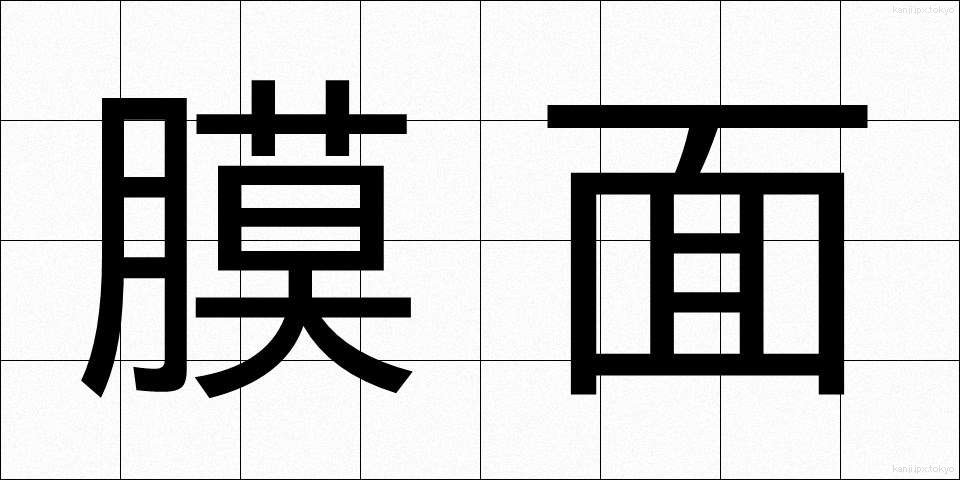 膜面 (まくめん)
