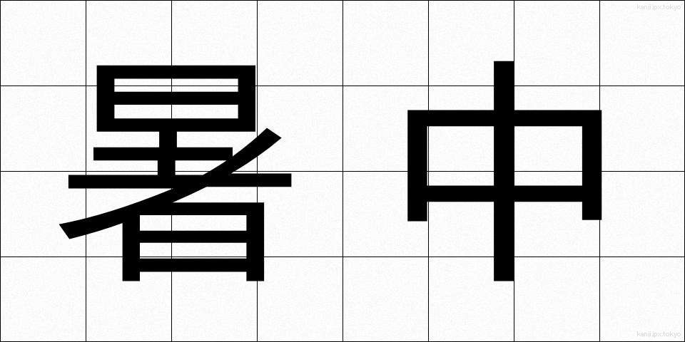 暑中 (しょちゅう)