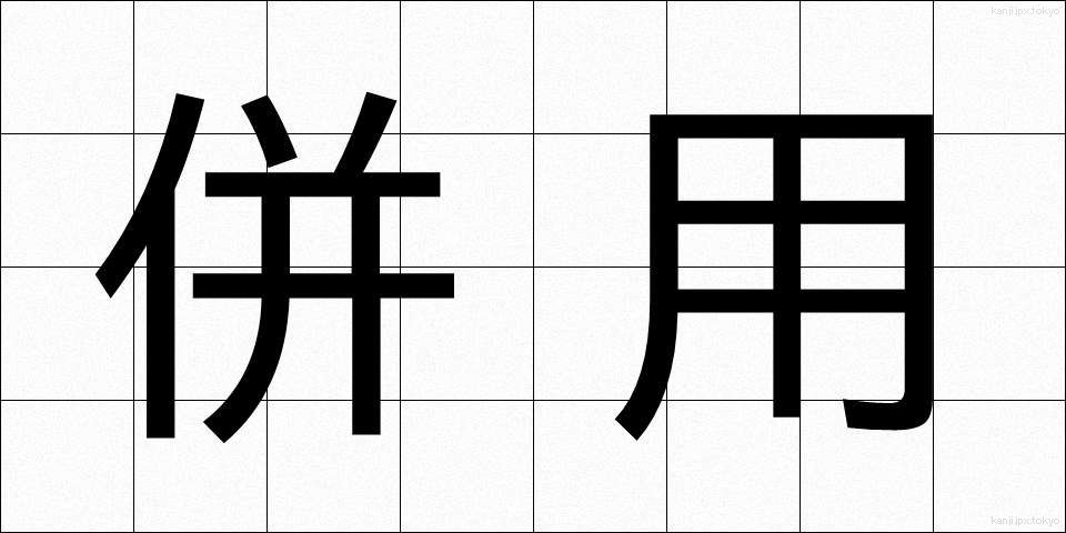 併用 (へいよう)