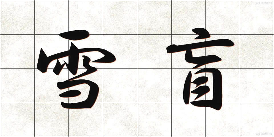 雪盲 (せつもう)