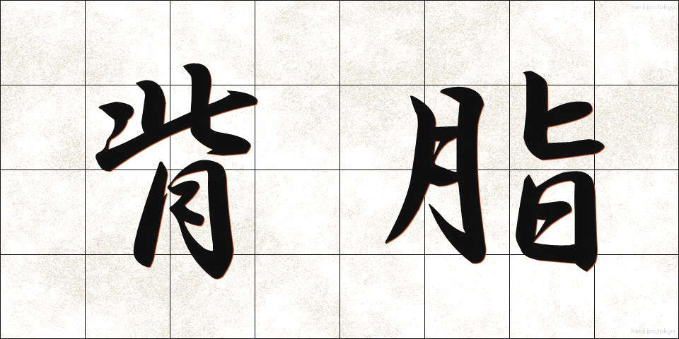背脂 (せあぶら)