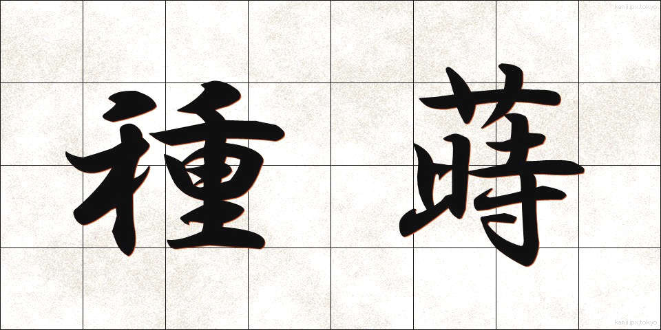 種蒔 (たねまき)