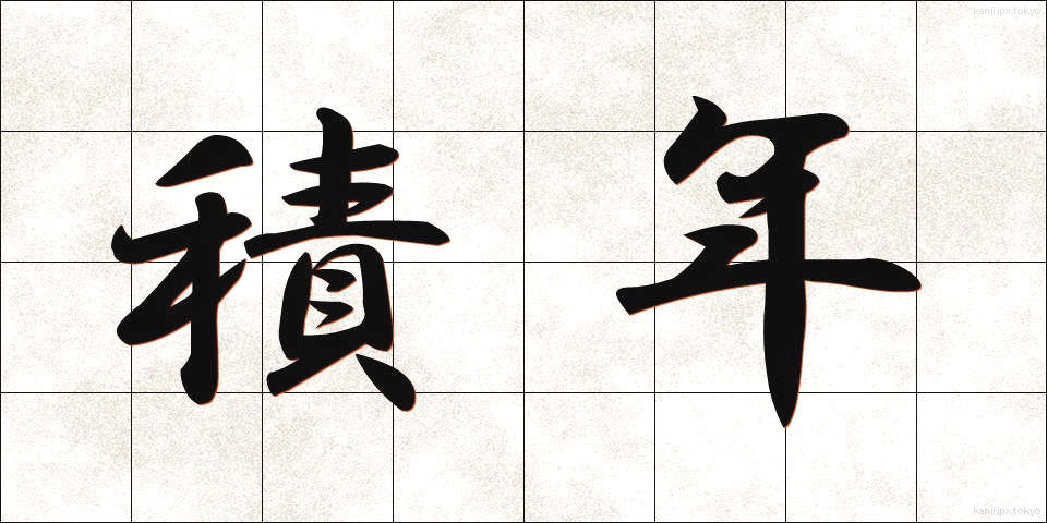 積年 (せきねん)