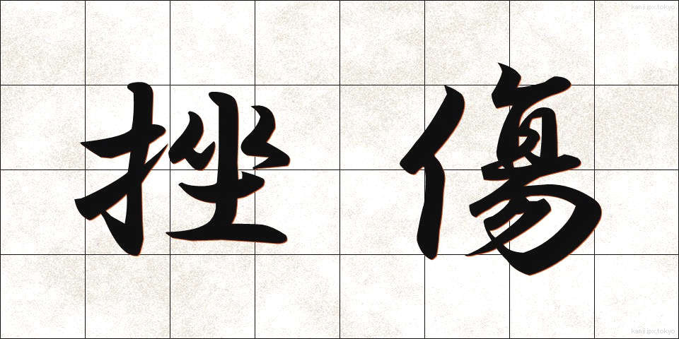 挫傷 (ざしょう)