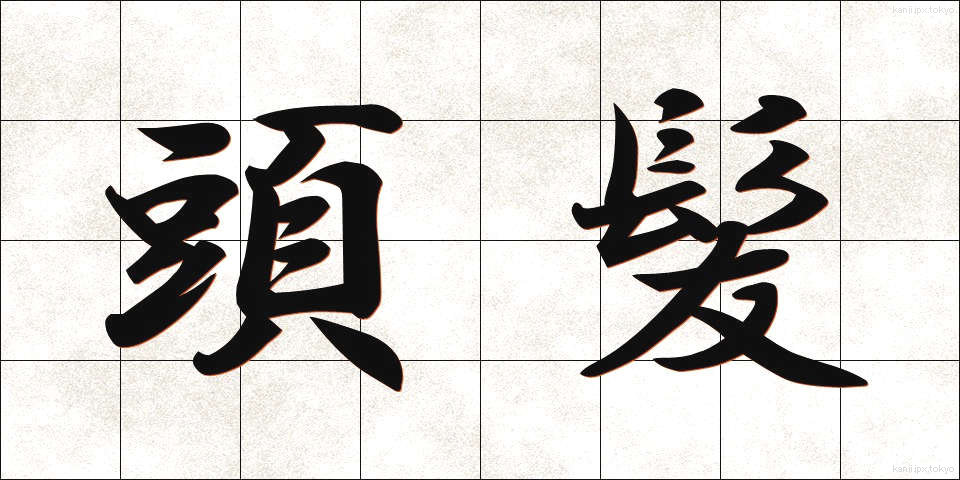 頭髪 (とうはつ)