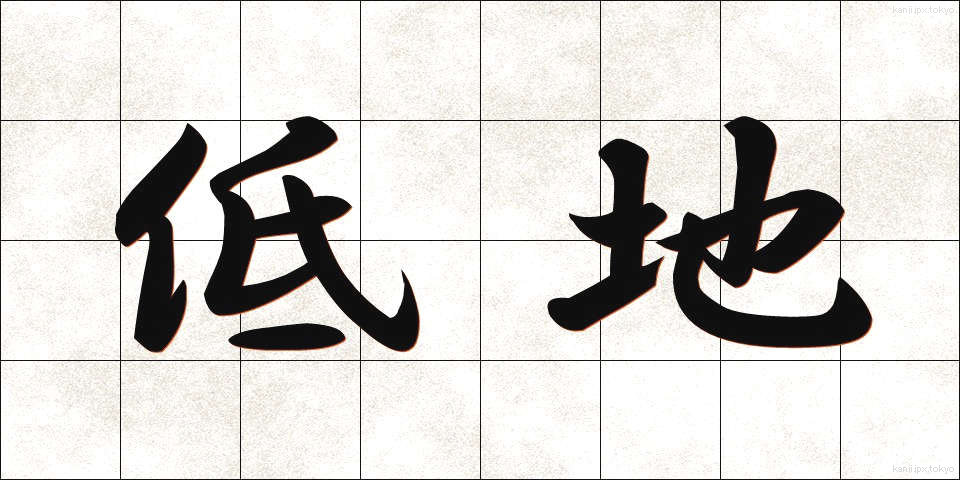低地 (ていち)