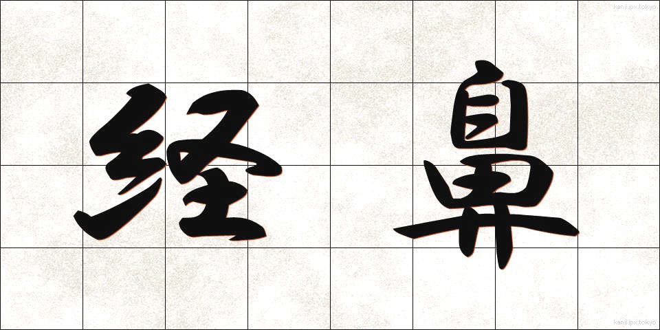 経鼻 (けいび)