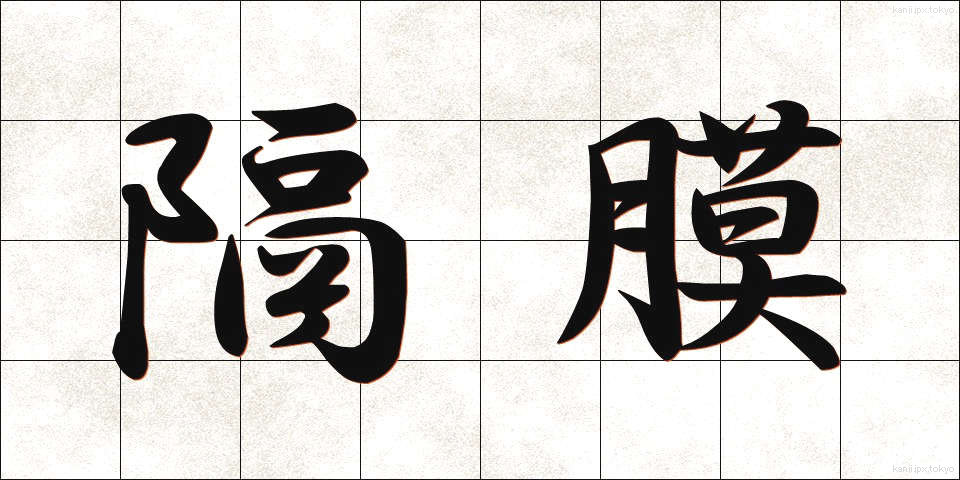 隔膜 (かくまく)