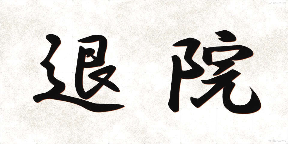退院 (たいいん)