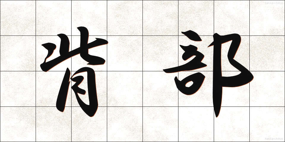 背部 (はいぶ)