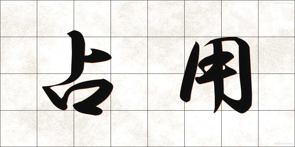 占用 (せんよう)