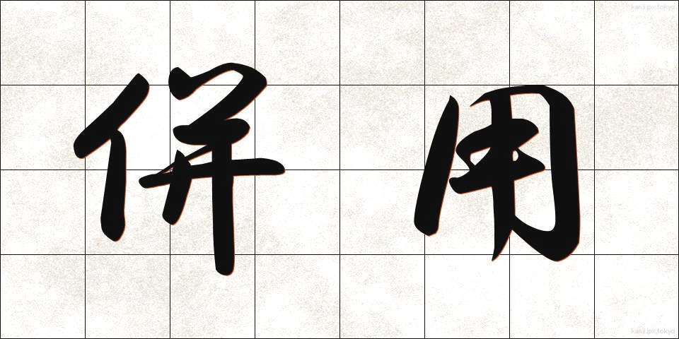 併用 (へいよう)