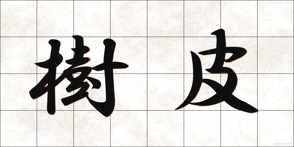 樹皮 (じゅひ)