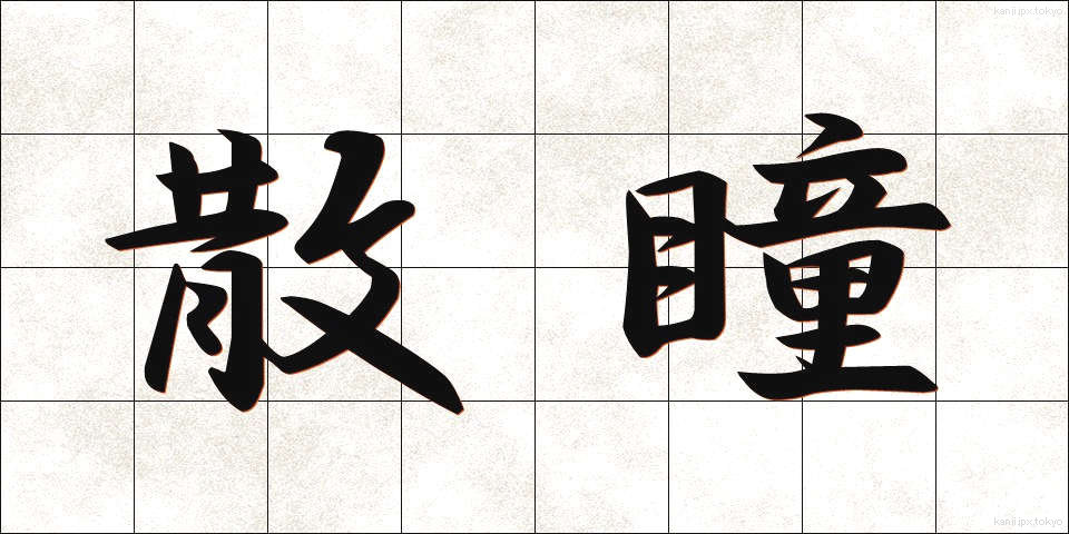散瞳 (さんどう)