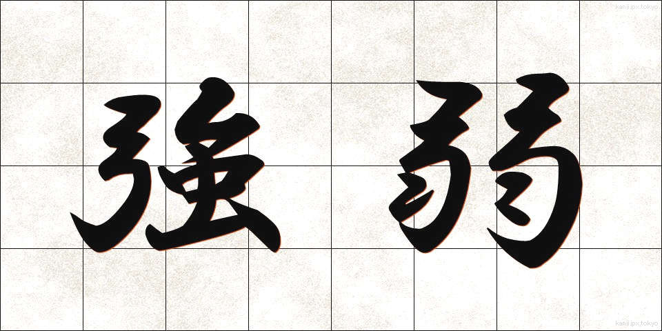 強弱 (きょうじゃく)