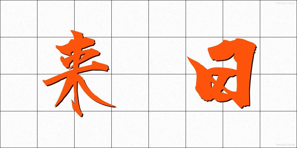 来日 (らいにち)