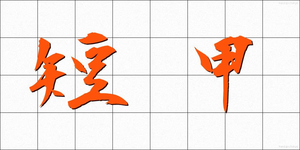 短甲 (たんこう)