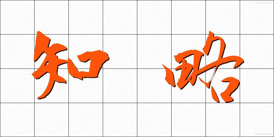 知略 (ちりゃく)